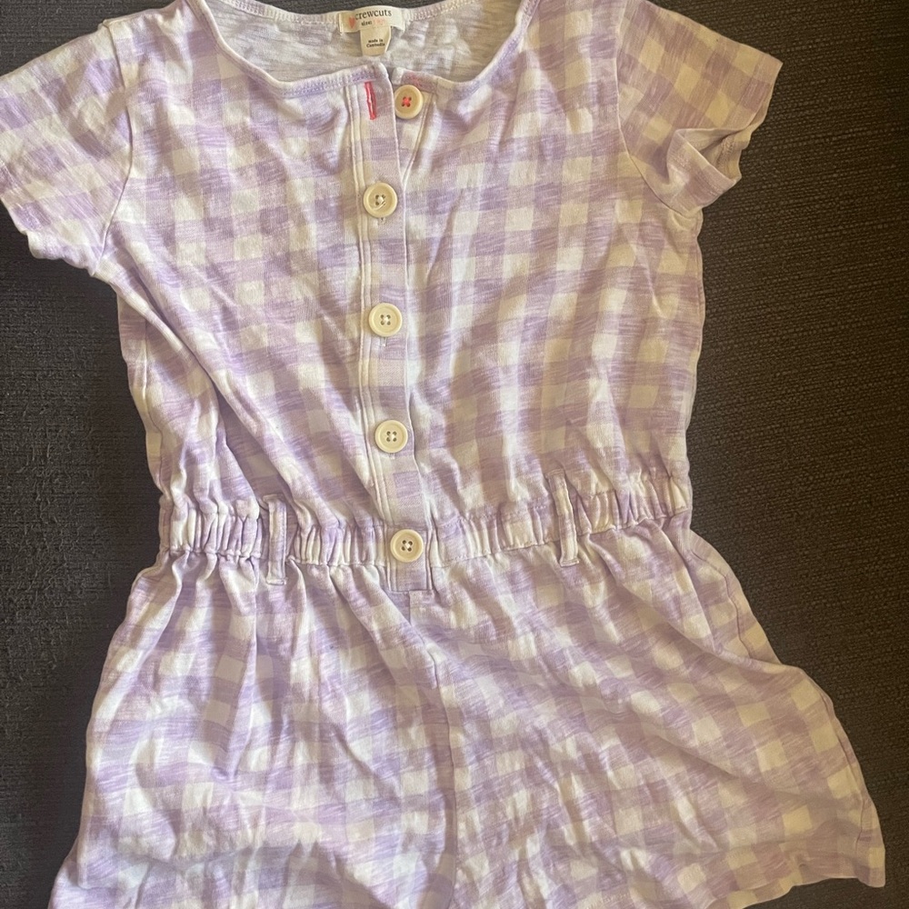 Crewcuts girls romper 6/7